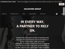 Tablet Screenshot of hultaforsgroup.co.uk